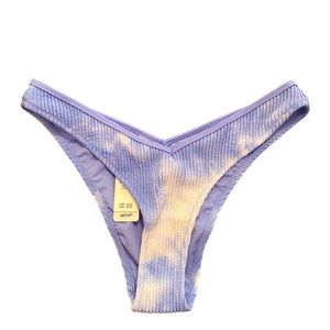 NWT • AERIE • SMALL AND EXTRA SMALL • BLUE TIE DYE • EXTRA SMALL • BIKINI TOP